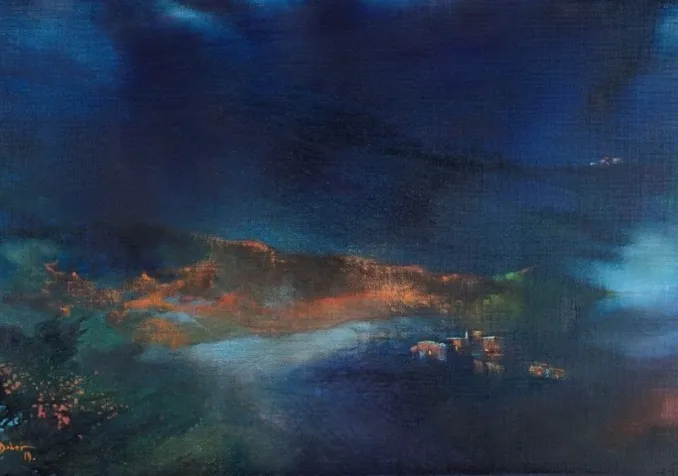 Nizar Daher peint la vallée de la Bekaa et ses clairs-obscurs