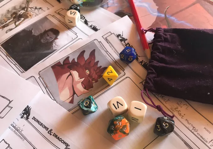 Une partie de Donjons et Dragons à Romainmôtier ©Guillaume Henchoz/RTSreligion