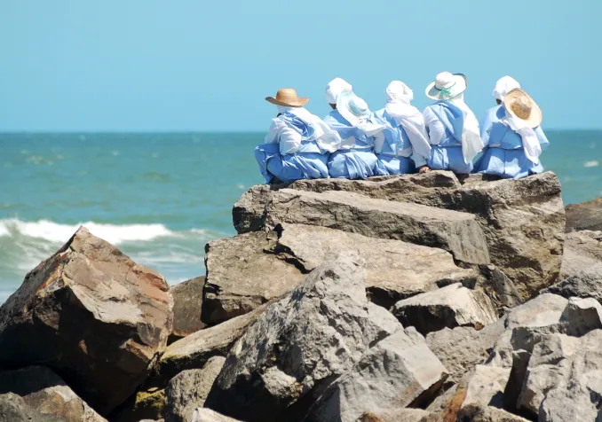 Religieusess à la plage