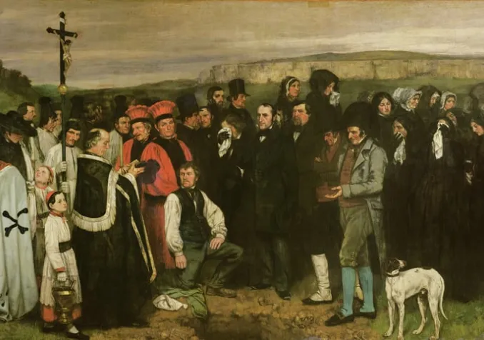 Enterrement à Ornans