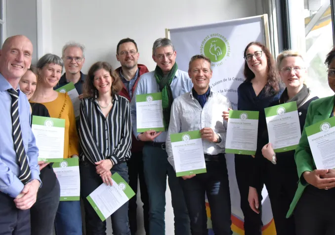 Les diplômé·e·s de la première volée francophone de conseiller·é·s en management environnemental pour les paroisses |© Raphaël Zbinden 