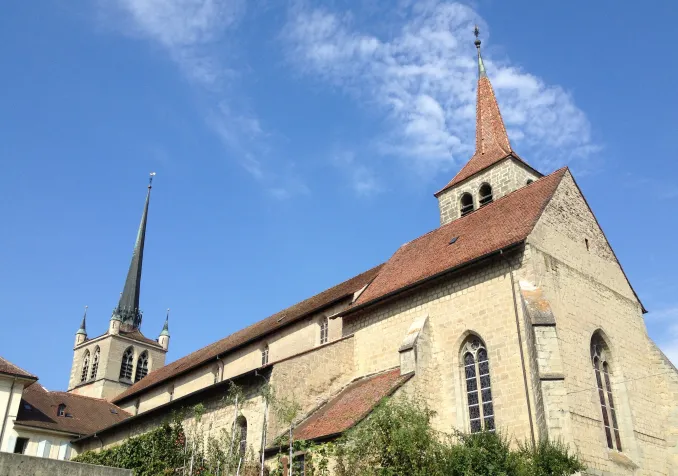 Temple de Payerne (©Christophe95, CC BY-SA 3.0 Wikimedia Commons) 