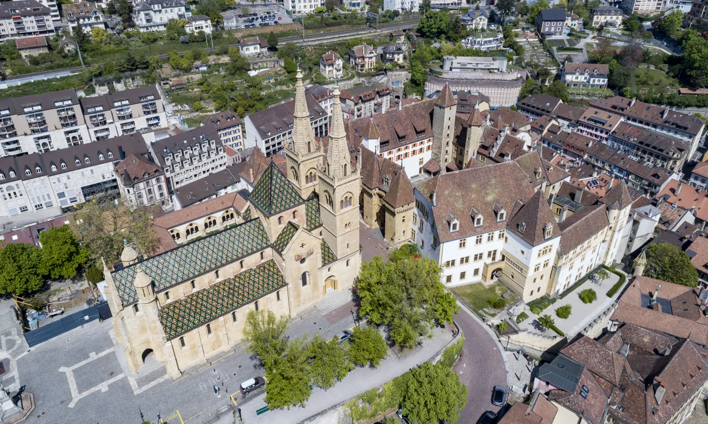 La Collégiale de Neuchâtel ©Ville de Neuchâtel / Lucas Vuitel