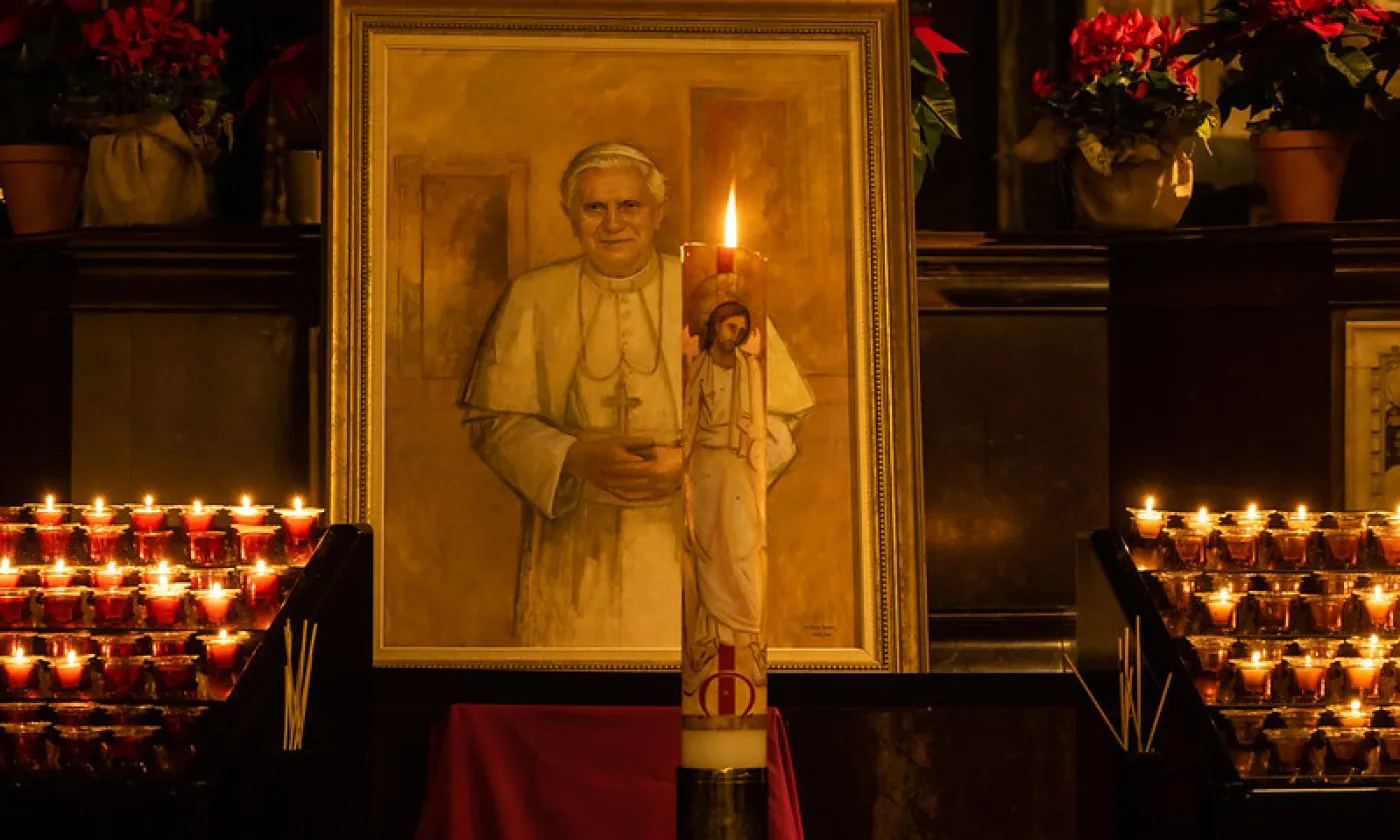 Messe de requiem pour le pape émérite Benoît XVI à la cathédrale de Westminster, 31 décembre 2022) ©Flickr/Catholic Church England and Wales