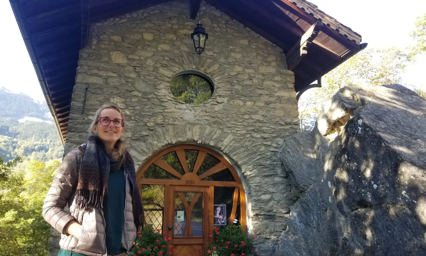 Chapelle des Corbelins, avec Virginie Lugon ©Christine Mo Costabella/RTSreligion