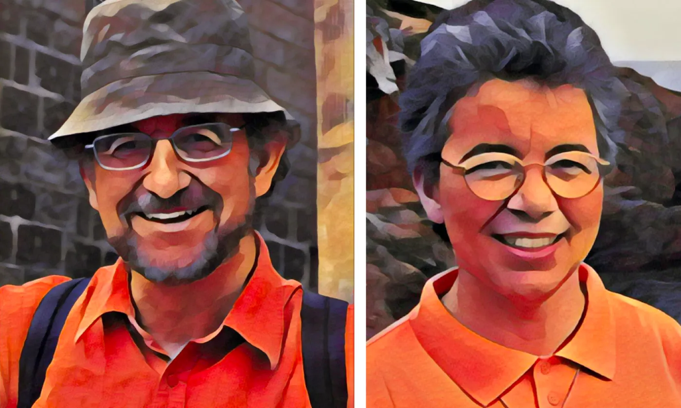 Jean-Denis Kraege & Isabelle Donegani © Cath.ch / Réformés.ch