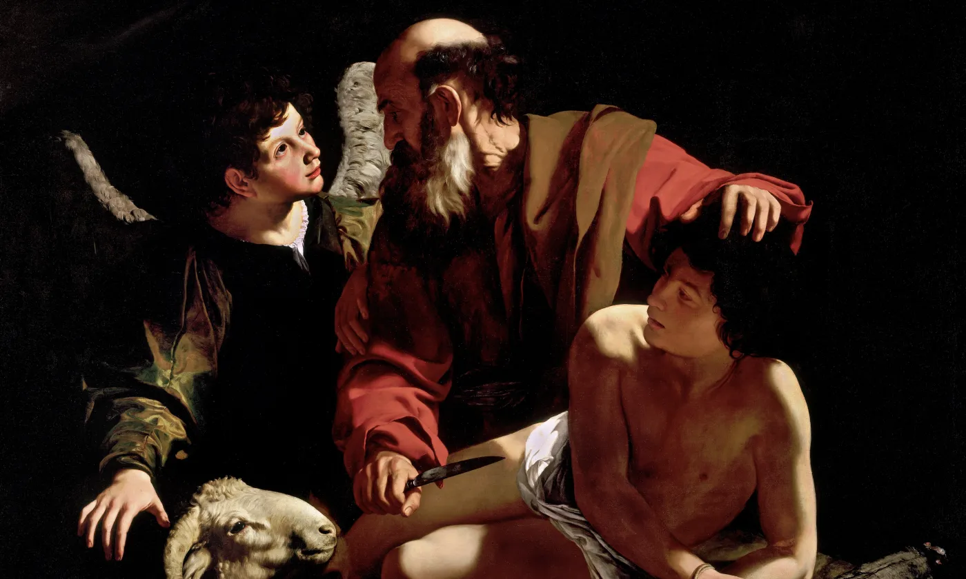 Le sacrifice d'Isaac par Caravage © Wikimedia Commons