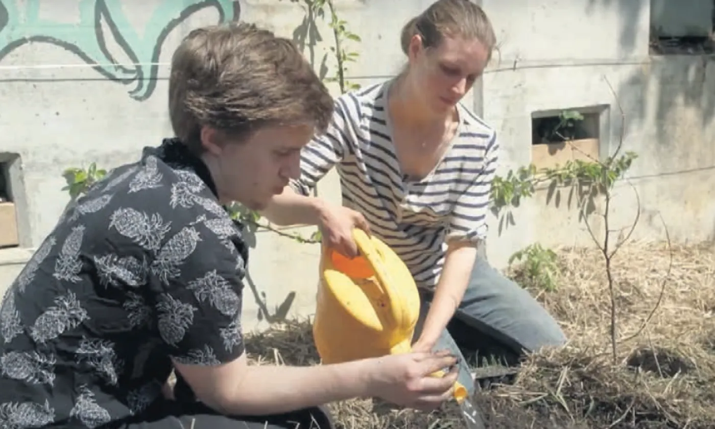 La paroisse de Saint-Imier propose un jardin partagé en permaculture. © Bastien Boesiger