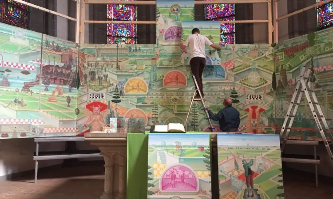 Divine Chromatie par Philippe Fretz ©Laurence Villoz/RTSreligion