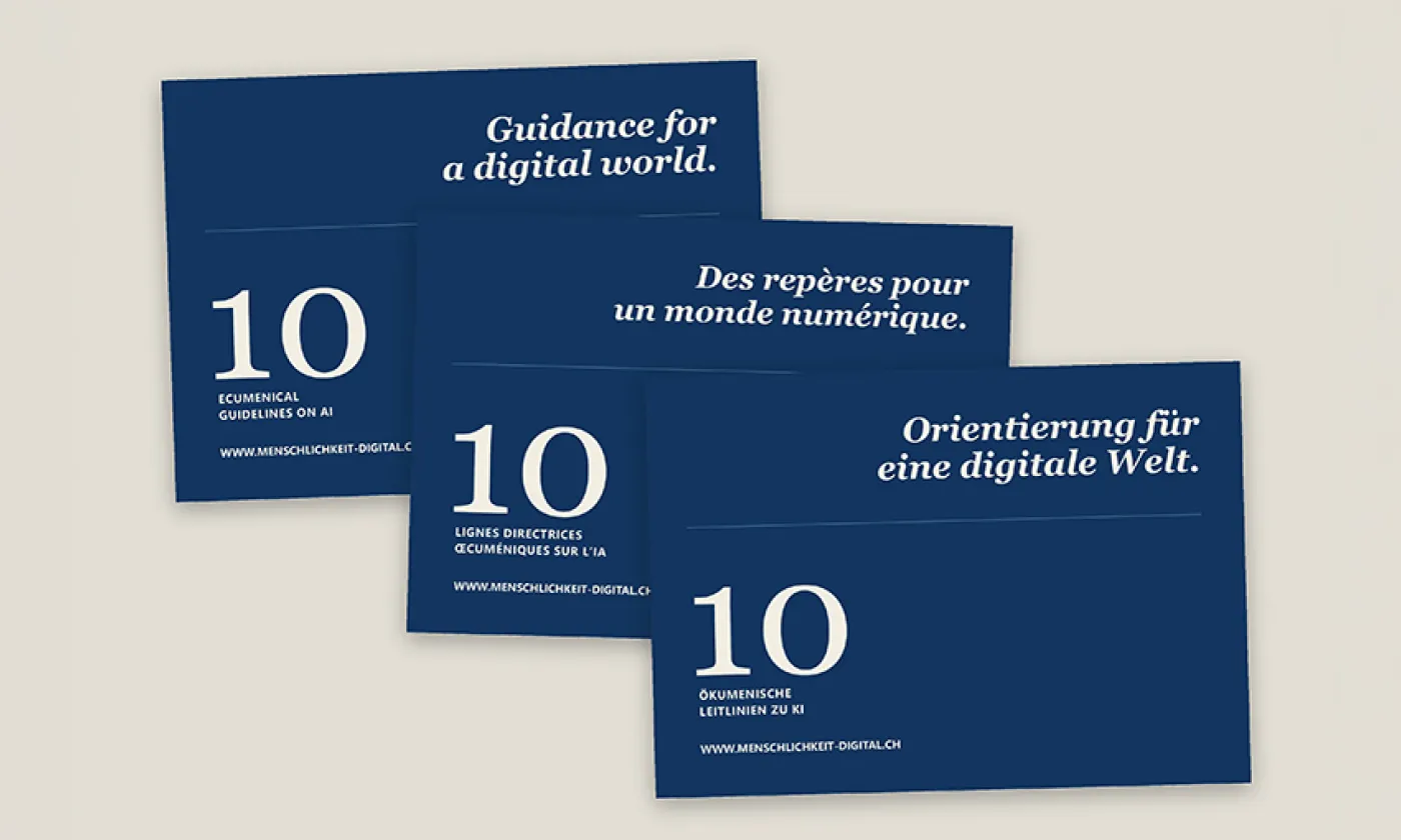Lignes directrices des Eglises suisses sur l'IA