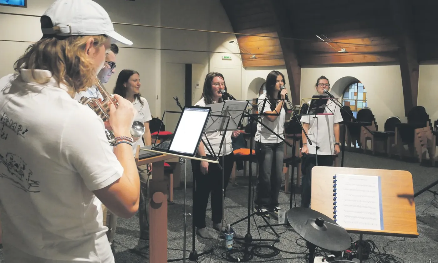 Le groupe musical de l’Association des jeunes de la Région Morges-Aubonne «çA Joue RM?» ©DR