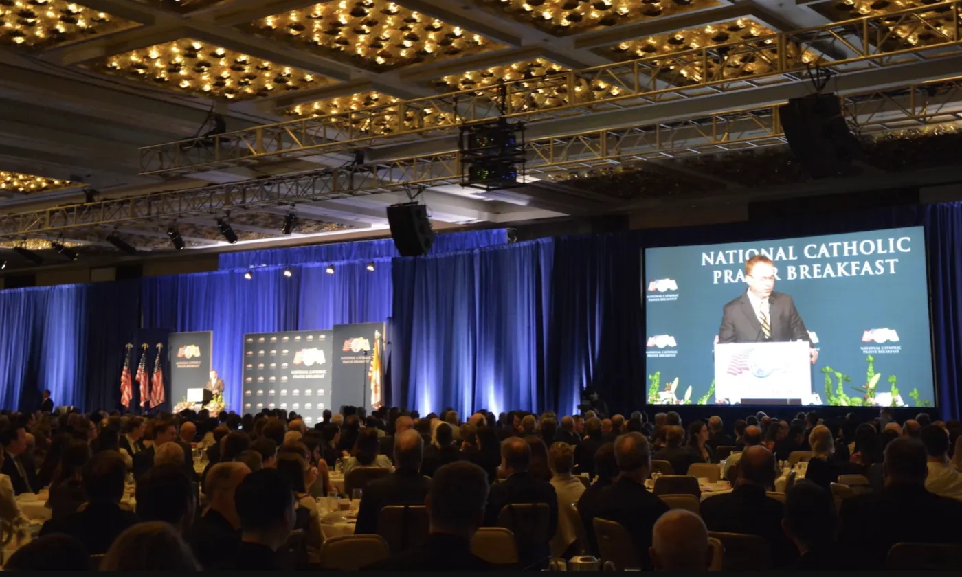 L'annuel National catholic prayer breakfast ©RNS/Jack Jenkins