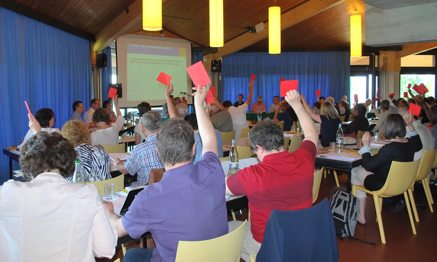 Le Synode d’été de l’EREN s’est tenu le mercredi 5 juin dernier au Centre du Louverain aux Geneveys-sur-Coffrane. DR