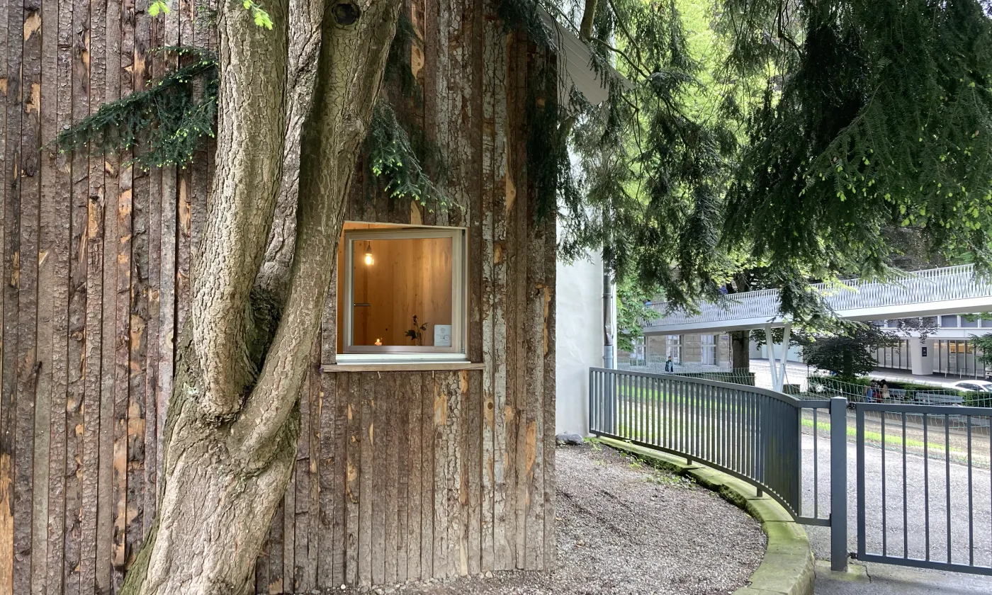 Vivre reclus comme sainte Wiborada ©Grégory Roth