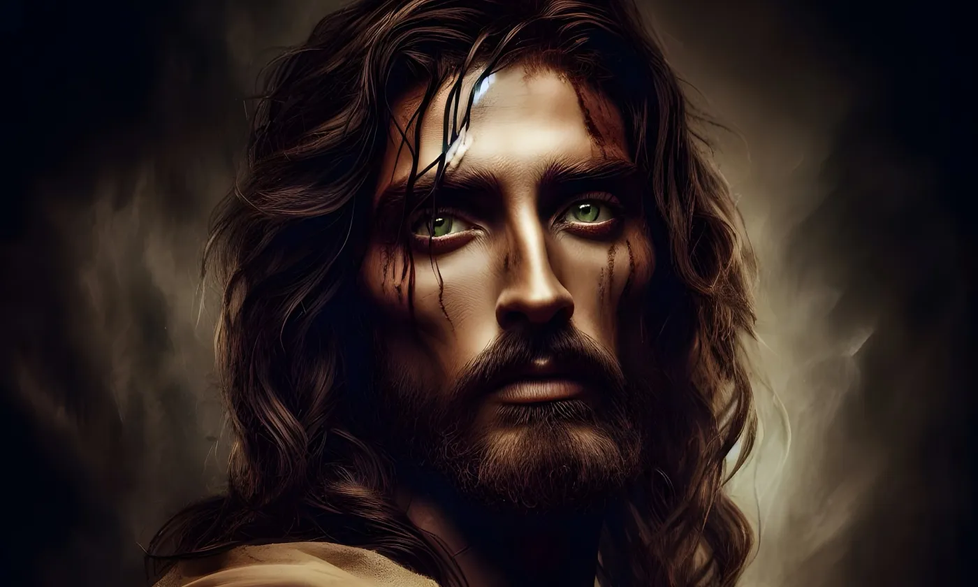 Un portrait de Jésus généré par l'intelligence artificielle ©Pixabay