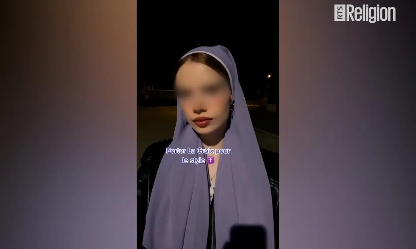 Le voile chrétien buzze sur TikTok ©RTSreligion