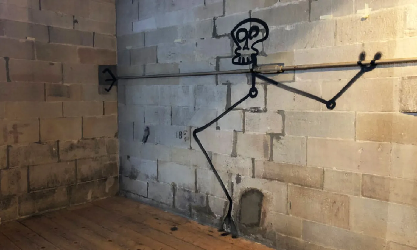 Première image de l'oeuvre d'Harald Naegeli. ©zvg