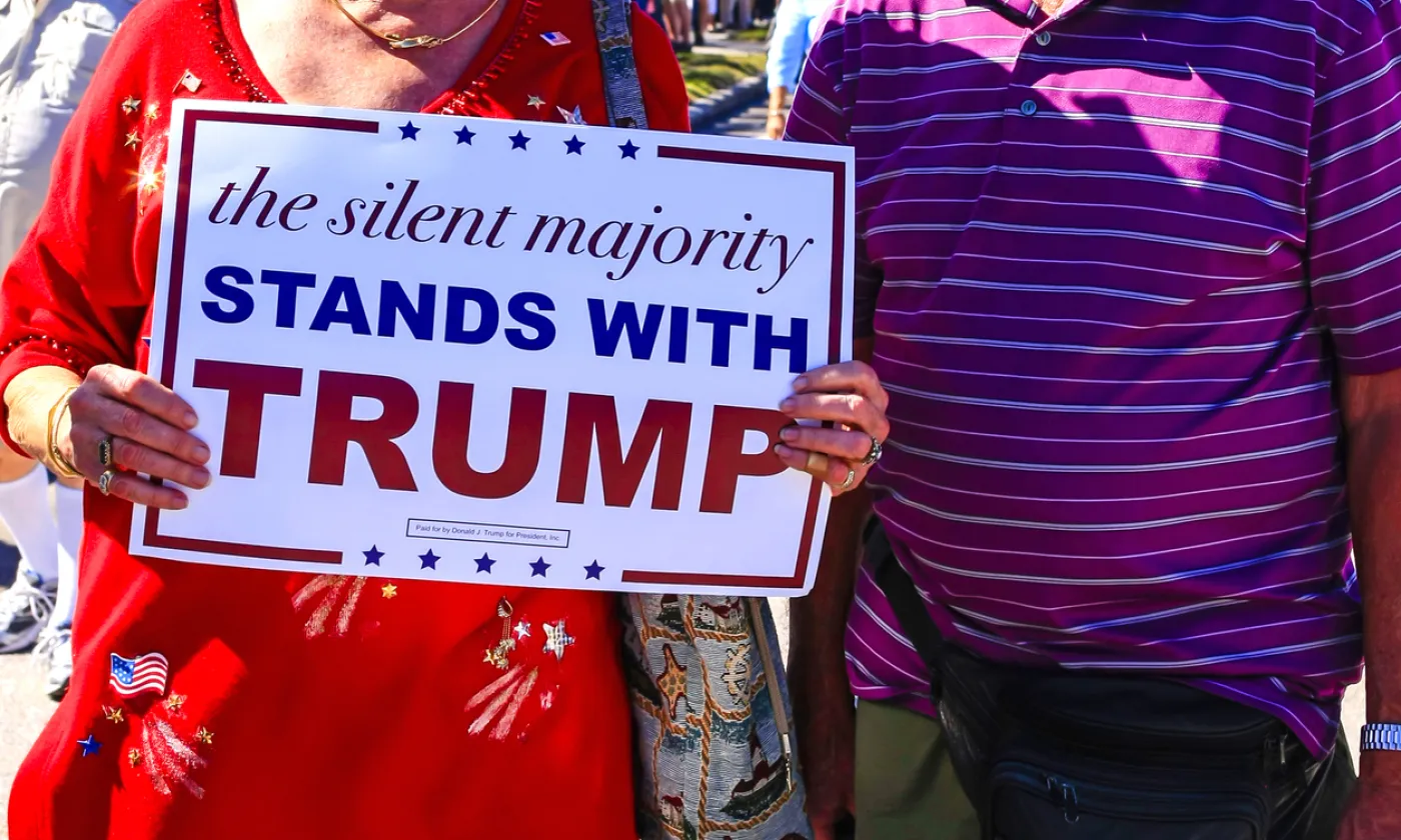 Des supporters de Trump à Sarasota, Floride, en 2015. DR/ Csfotoimages/Istockphotos