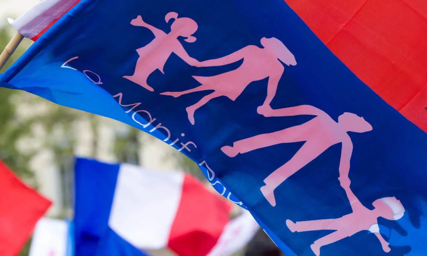 La Manif pour Tous contre la proposition de loi ouvrant la PMA aux couples de femmes s'est donné rendez-vous le 6 octobre 2019 à Paris Flikr