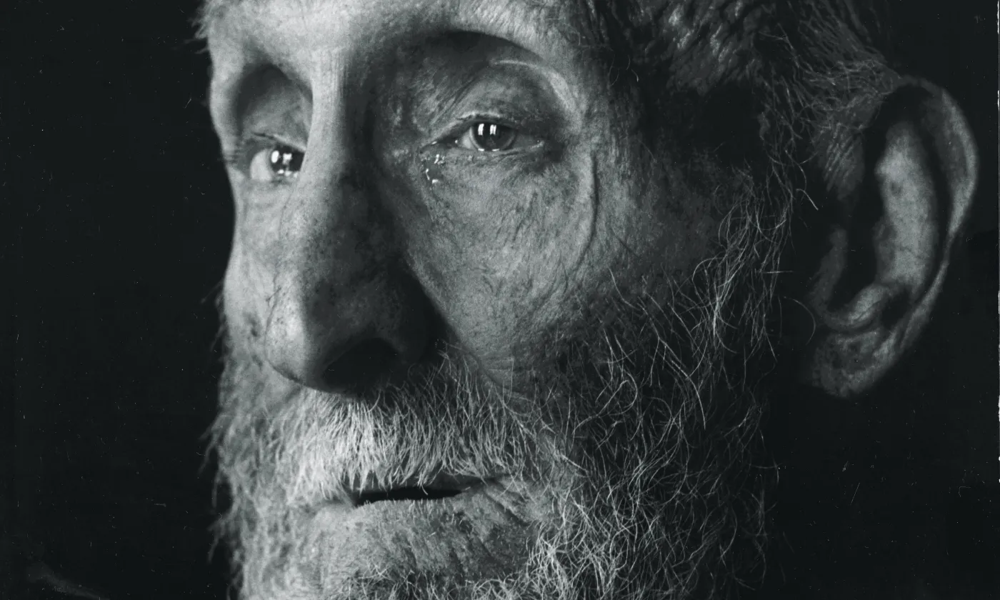 Portrait de L'Est et l'Ouest après la mort de Milet. Il est avec lui. © Marcel Imsand, Les Frères, éditions La Sarine, 1997