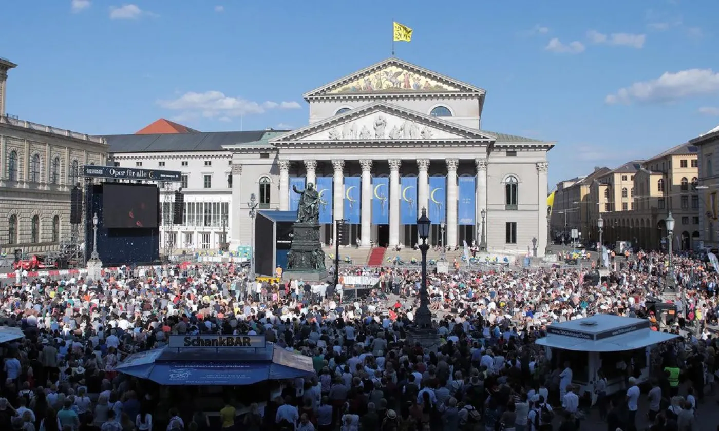 89'000 spectateurs ont assisté à l'édition 2019 devant l'Opéra national de Bavière Opéra pour tous à Munich