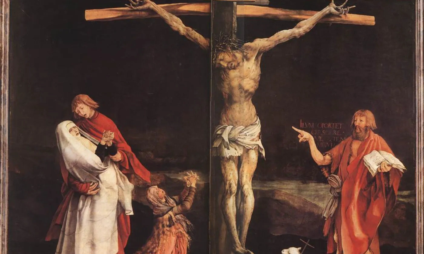 Retable d'Issenheim, peintre Matthias Grünevald, 1512-1516