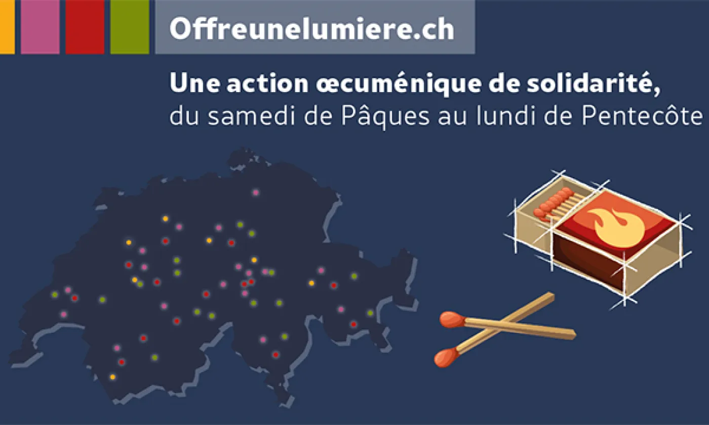 Offrir une lumière : Une manifestation Covid un peu différente pour Pâques - Pensées de Rita Famos