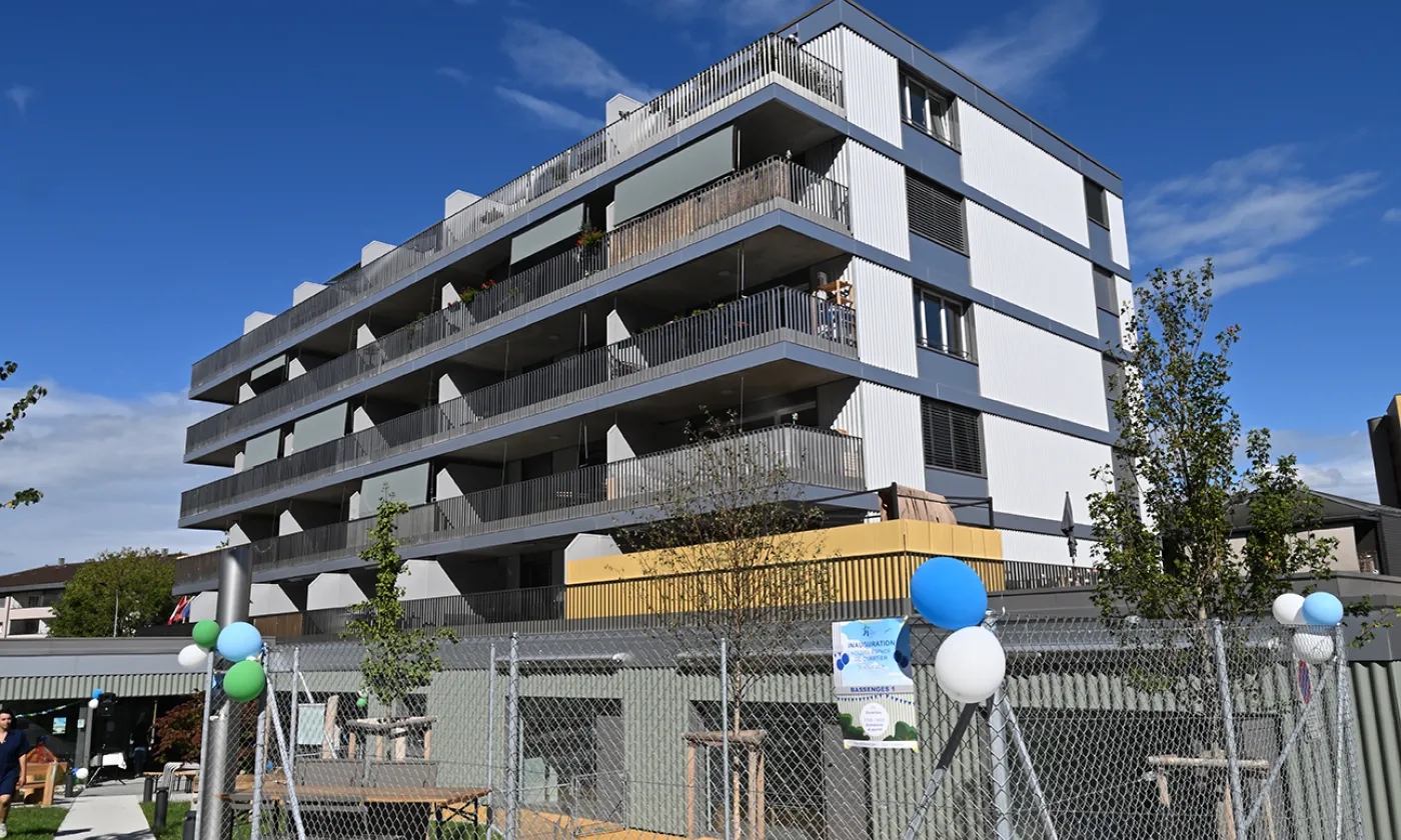 L’immeuble de Bassenges, à la croisée entre vie quotidienne et spiritualité. © EERV - F-Paccaud L’immeuble de Bassenges, à la croisée entre vie quotidienne et spiritualité. © © EERV - F-Paccaud