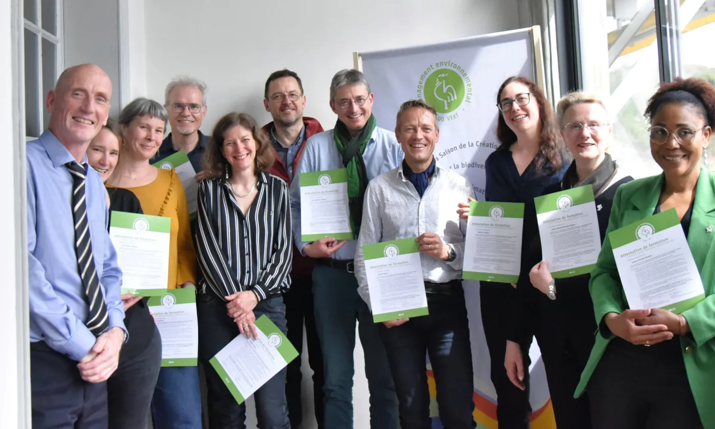 Les diplômé·e·s de la première volée francophone de conseiller·é·s en management environnemental pour les paroisses |© Raphaël Zbinden 