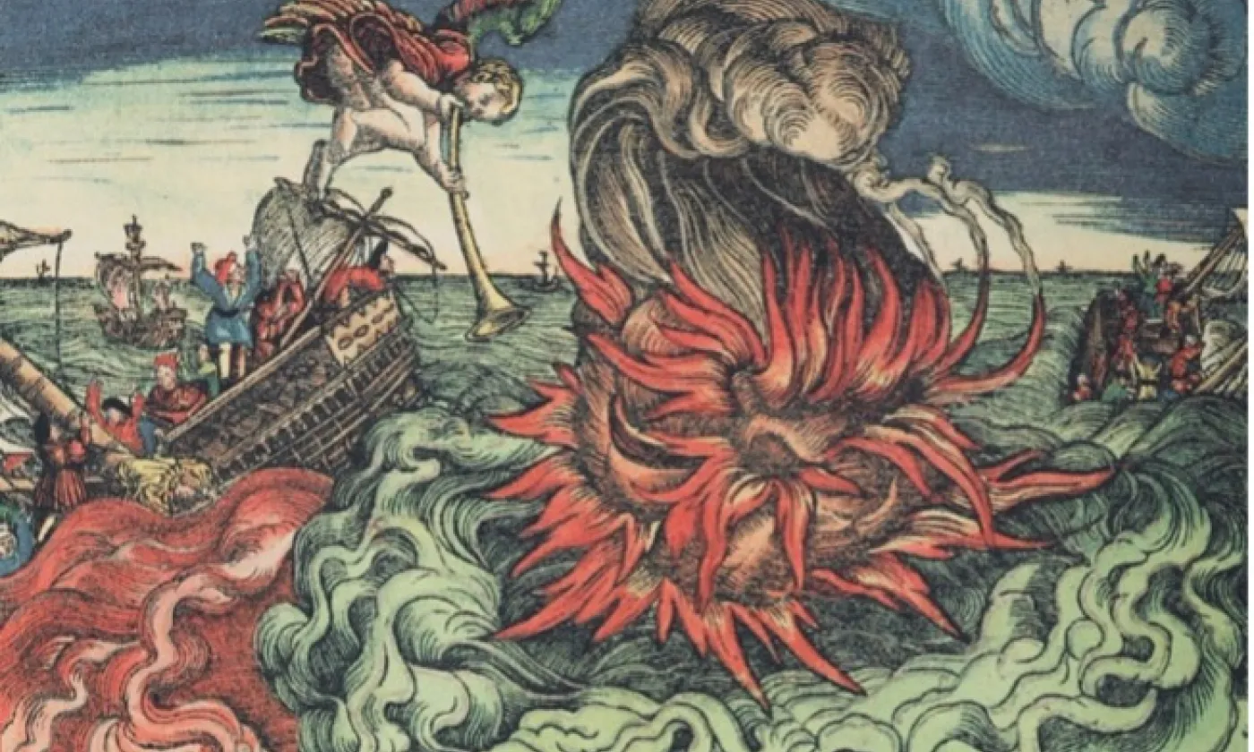 Lucas Cranach, illustration de l’Apocalypse, 8, 8-9, 1534 Lucas Cranach, illustration de l’Apocalypse, 8, 8-9, 1534