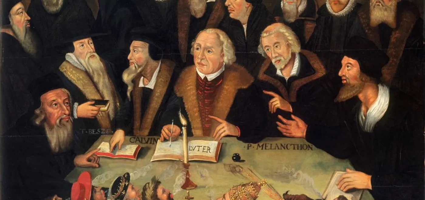 Martin Luther dans le cercle des Réformateurs ©Deutsches Historisches Museum, Public domain, via Wikimedia Commons